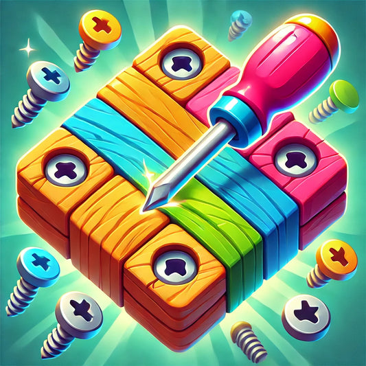 Unscrew Wood Puzzle - Supercode Games