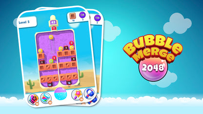 Bubble Merge 2048