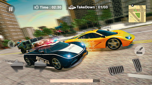 Police Car Chase- Smashing Cop - Supercode Games